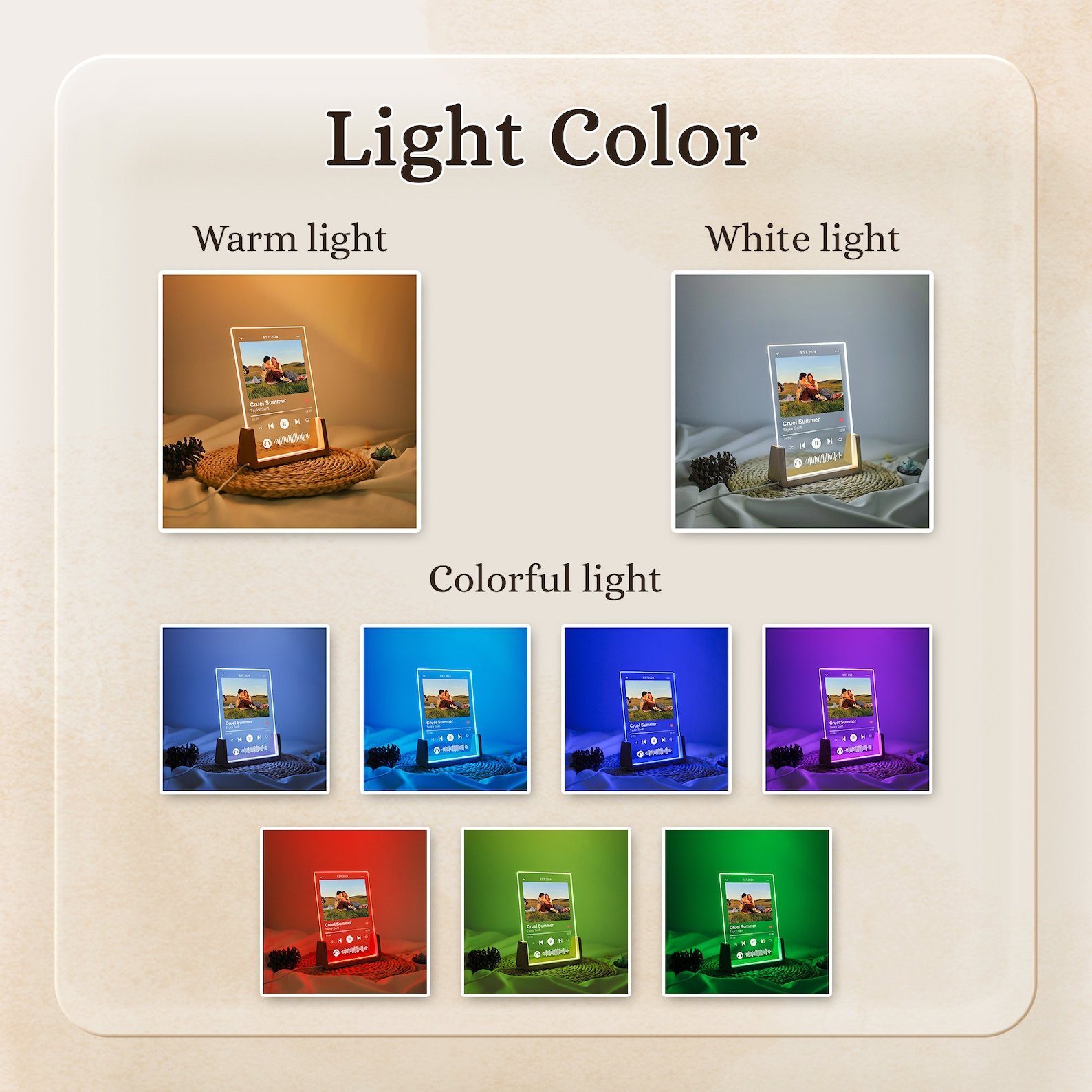 Personalized Song Acrylic Plaque - Image 5